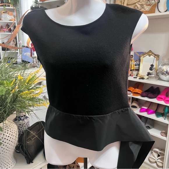 VALENTINO Black Soft Knit Top • Small - Picture 6 of 14